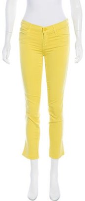 Mother Low-Rise Straight-Leg Jeans