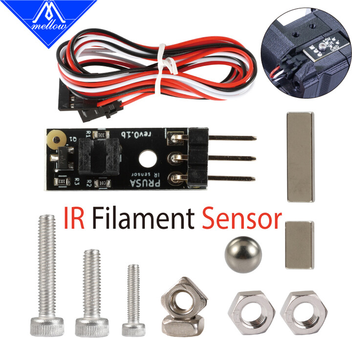 Mellow Prusa I3 Mk2.5/mk3 To Mk2.5s/mk3s Filament Sensor Kits Upgrade Detect Stuck Filament Sensor For 3D Printer Parts