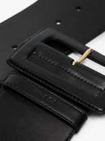 Thumbnail for your product : Prada black City wide leather belt
