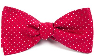 Tie Bar Mini Dots Red Bow Tie