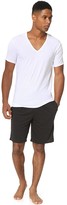 Thumbnail for your product : Calvin Klein Underwear Liquid Stretch Short Sleeve Untuckable V Neck Tee