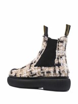Thumbnail for your product : Lanvin Knitted-Upper Chelsea Boots