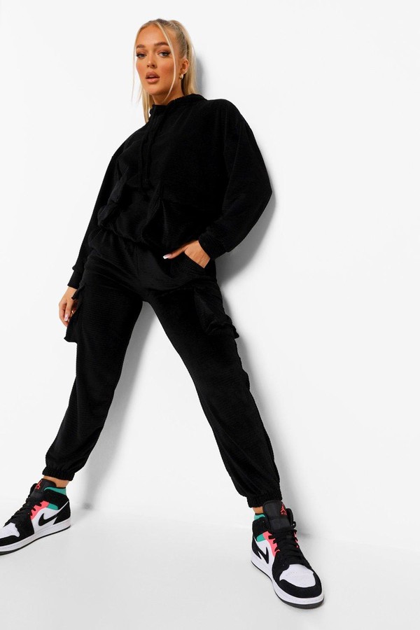 Petite velour joggers Clearance