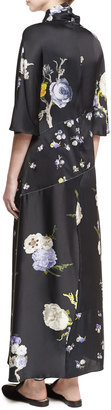 Acne Studios Dilona Floral-Print Maxi Dress