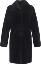 Thumbnail for your product : Gorski Reversible Belted Lamb Shearling Stroller Jacket