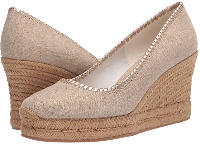 grey wedges closed toe