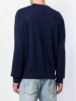 Thumbnail for your product : Diesel logo embroidered sweater
