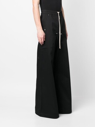 Rick Owens Zip-Up Flared Trousers