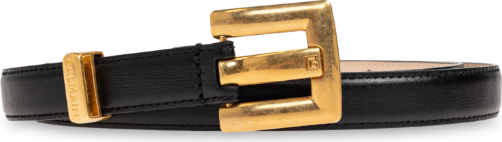 Balmain Leather Belt  - Black