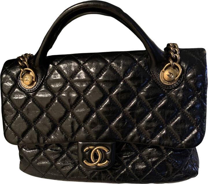 Chanel Coco Handle patent leather handbag - ShopStyle Shoulder Bags