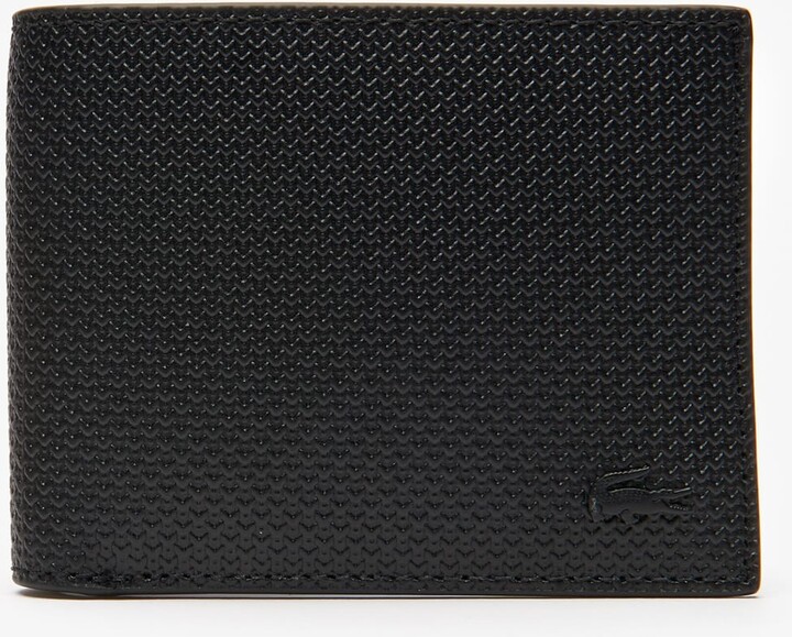 tilgive Løsne fantom Lacoste Men's Chantaco Piqué Leather 3-Card Wallet - ShopStyle
