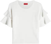 Thumbnail for your product : HUGO Top with Ruffled Sleeves