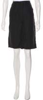 Thumbnail for your product : Max Mara Linen Knee-Length Skirt