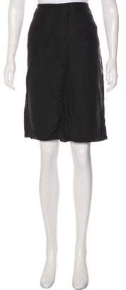 Max Mara Linen Knee-Length Skirt