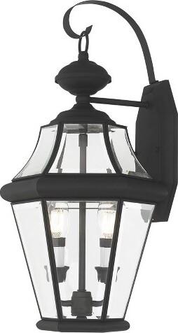 Livex Lighting LivexLightingGeorgetown2-LightWallLightinBlack