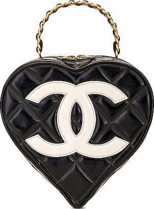 Chanel Pre-owned 2022-2023 Quilted Vanity Case - Black