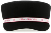 Thumbnail for your product : Maison Michel Abby Logo Band Detailed Sailor Cap