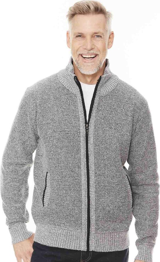 sweater with fleece lining