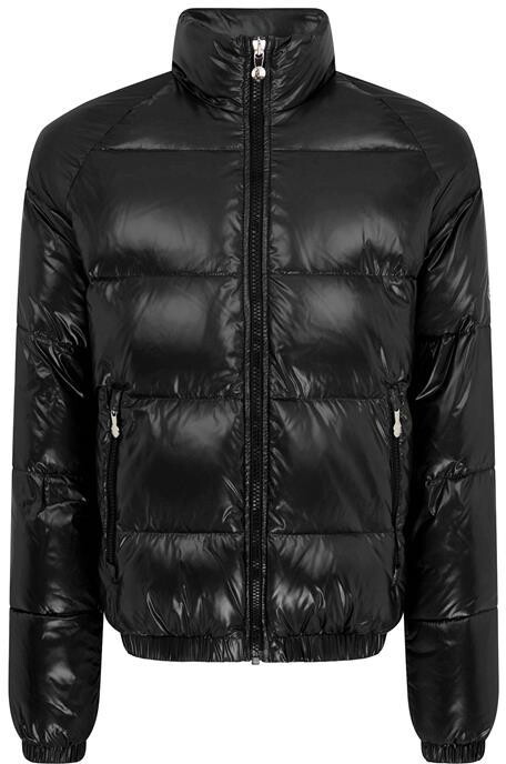 black shiny puffer
