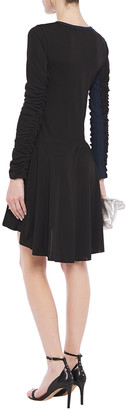 See by Chloe Ruched Stretch-jersey Mini Dress