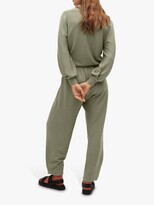 Thumbnail for your product : MANGO Fine Knit Wide Leg Trousers