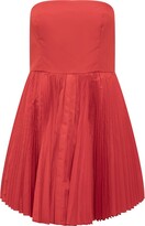 Pleated Strapless Dress 