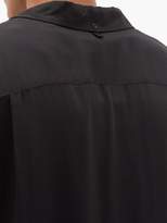 Thumbnail for your product : Rag & Bone Avery Camp-collar Poplin Shirt - Mens - Black