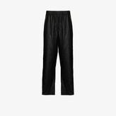 Thumbnail for your product : MM6 MAISON MARGIELA Faux Leather Cropped Trousers