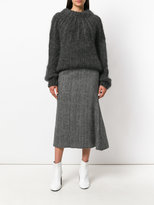 Thumbnail for your product : Maison Margiela structured hem skirt