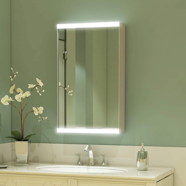 ExBrite 15''x 26''LED Bathroom Medicine with Mirror,Intelligent