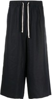 Thumbnail for your product : Societe Anonyme Drawstring Cropped Trousers