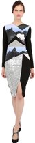 Thumbnail for your product : Peter Pilotto Sequin Embroidered Wool Crepe Dress