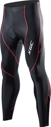 XGC Womens Long Cycling Pants Trousers Bike Pants Trousers Tights Legging  with 4D Sponge Padded