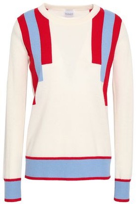 Madeleine Thompson Striped Wool And Cashmere-blend Sweater
