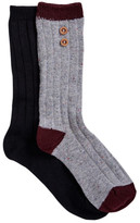 Thumbnail for your product : Steve Madden Speckled Boot Socks - Pack of 2