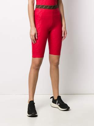 Fendi FF motif cycling shorts
