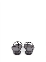 Thumbnail for your product : Rene Caovilla Crystal T-strap flat sandals