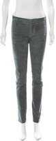 Thumbnail for your product : Theyskens' Theory Suede Skinny Pants