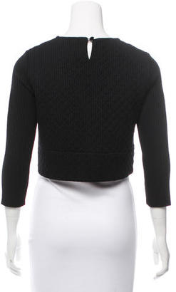 RED Valentino Long Sleeve Knit Top