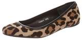 Thumbnail for your product : Pedro Garcia Ponyhair Round-Toe Flats