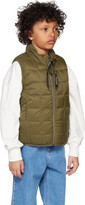 Thumbnail for your product : TAION Kids Khaki Quilted Reversible Vest