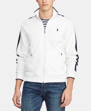 polo fleece track jacket