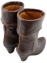Thumbnail for your product : Levi's Women's Brina Casual Brown Leather High Heel Boots Made in Italy NEW