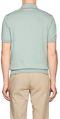 Luciano Barbera Men's Cotton-Cashmere Polo Shirt