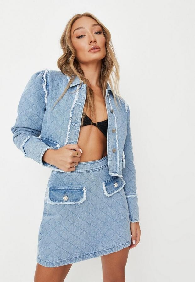 Missguided Blue Women's Skirts | Shop the world's largest 
