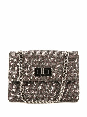 Chanel Pre Owned 2.55 Mini Metallic Flap Handbag - ShopStyle