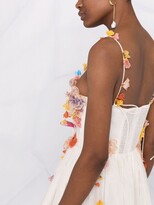 Thumbnail for your product : Zimmermann Postcard floral-embroidered midi dress