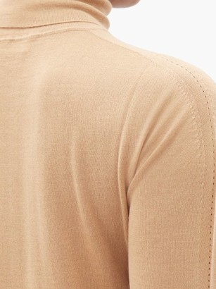 Jil Sander Roll-neck Cashmere-blend Sweater - Camel