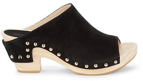 etienne aigner yael leather clogs