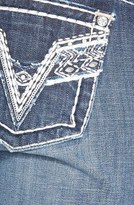 Thumbnail for your product : Vigoss 'Chelsea' Whipstitch Bootcut Jeans (Dark Wash) (Juniors)